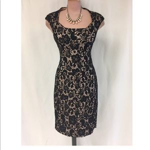 Worn once-Jax black lace cocktail dress
